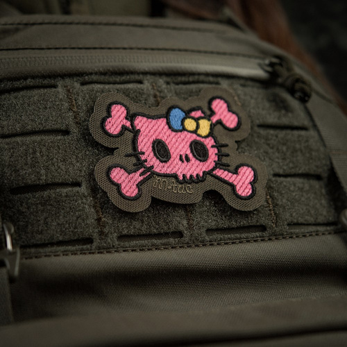 M-Tac - Kitty Pink Patch - Embroidery - Yellow and Blue Bow - Ranger Green - 51393023