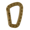 M-Tac - Plastic Carabiner - Coyote - GCLI-00002-COY