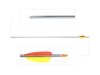 Poe Lang - Aluminum Arrow - 29" - Plain Disc Tip - Gray - D-017
