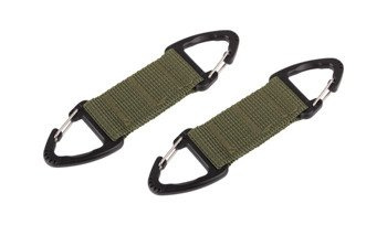 101 Inc. - Double carabiner set - 2 pcs - OD Green - JF001