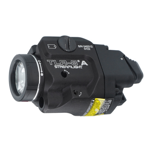 Streamlight - TLR-8A Flex Tactical LED Weapon Flashlight With Laser Sight - 500 lm - Black - L-69414
