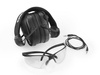 RealHunter - Set of Active PRO Hearing Protectors & Protective Glasses - Black