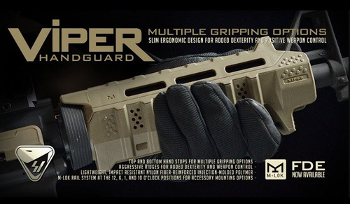 Strike Industries - Carbine Length Handguard - Black - SI-STRIKE-HG-CBK-BK