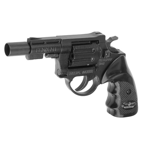 Rosomak - Starter Revolver Mod. FENIX M1 - 9-shot - 6 mm Long / 6 mm Short - Black
