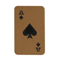 M-Tac - Patch Ace of Spades - Cordura 500D - Coyote / Black - 51109502