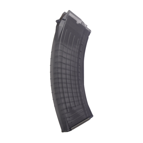 WBP Horns - Polymer magazine for AK - Translucent - 7.62x39 mm - 30 rounds - Black.