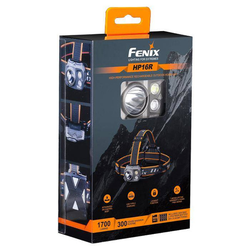 Fenix - LED Headlamp 16R with 3000 mAh Battery - 1250 lumens - HP16R