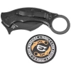 Fox - Knife Folding Tribal K Karambit - Liner Lock - G10 - N690Co - Black - FX-802