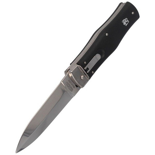 Mikov - Automatic spring knife Predator ABS Black 3 blades - 241-NH-3/KP