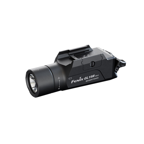 Fenix - GL19R V2.0 Tactical Pistol Flashlight - 1200 lm - Picatinny/Glock - Black - GL19R V2.0