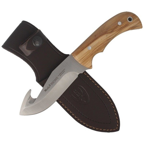 Muela - Skinner Olive Wood Knife 115mm - BISONTE-11.OL