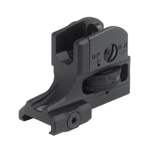 UTG - Rear Sight for AR15 A2 - Picatinny - Black - MT-950RS03