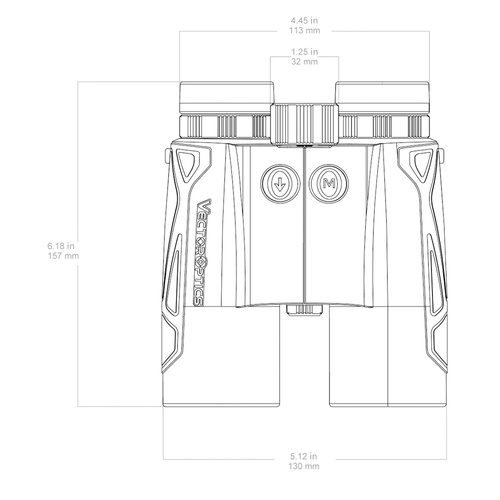 Vector Optics - Rangefinder Binoculars Paragon 10x42 - Black - SCBRF-02
