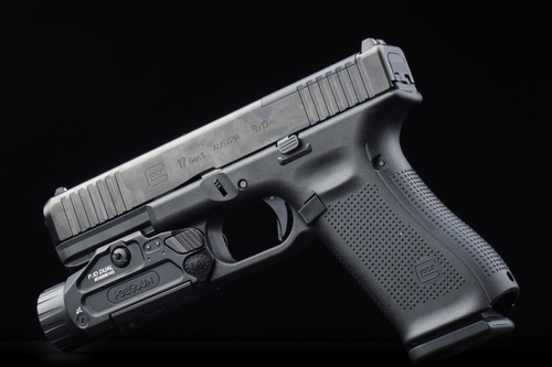 Holosun - Tactical Weapon Flashlight Dual - 17,000 cd - IR/Green Laser - Black - P.ID Dual