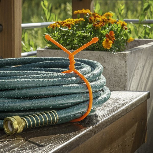 Nite Ize - Gear Tie® Reusable Rubber Twist Tie™ 24 in. - 2 pcs - Bright Orange - GT24-2PK-31