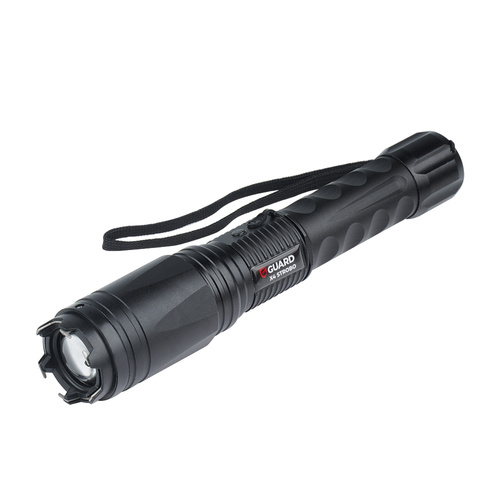 Guard - Stun Gun with Flashlight LED X4 Strobo - Focus - Aluminum - Black - YC-X4