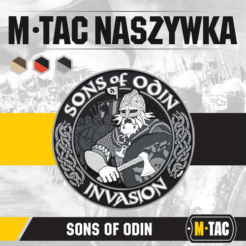 M-Tac - 3D PVC Patch Sons of Odin - Black/Grey - 51137211