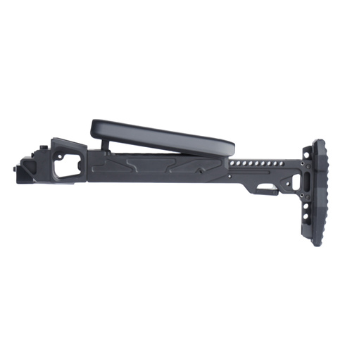 Kruk - Fixed Buttstock with Adapter for AKM/AK-74 Platform - Black - CRC 5002/9035-BLK