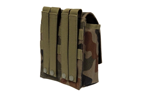 GFC Tactical - Double AK / AR Type Magazine Pouch - MOLLE - Nylon - Wz. 93 PL Woodland - GFT-19-016371