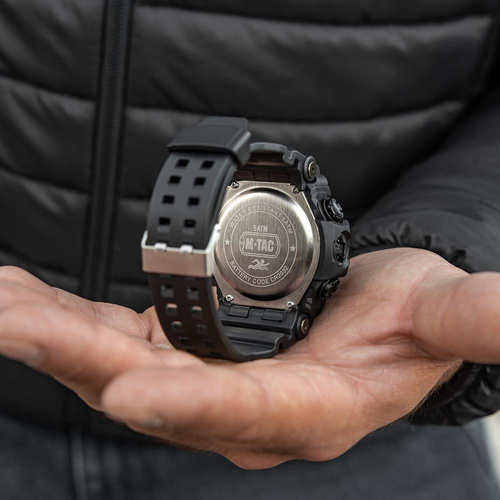 M-Tac - Tactical Watch 2037 - LED - 5 ATM - Black - 50007002