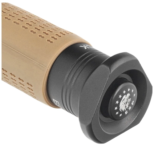 ESP - Hardened Ergonomic Easy Lock Telescopic Baton - 24" - Black/Khaki - ExBTT-24HE-KH BHT-55