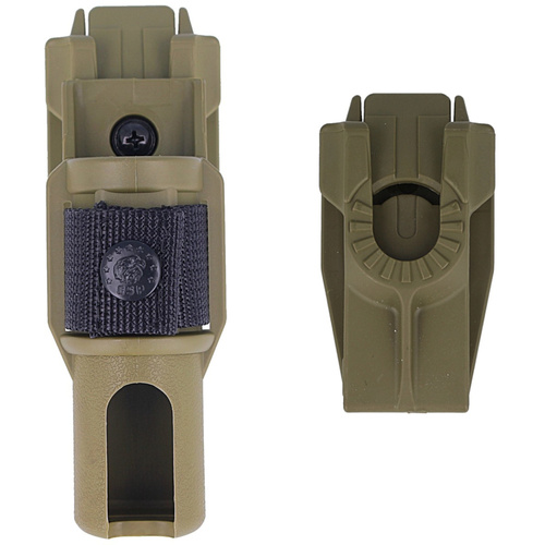 ESP - Telescopic Baton Holder with UBC-05 Clip - For 16", 18", 21" Batons - Khaki - BH-54 KH