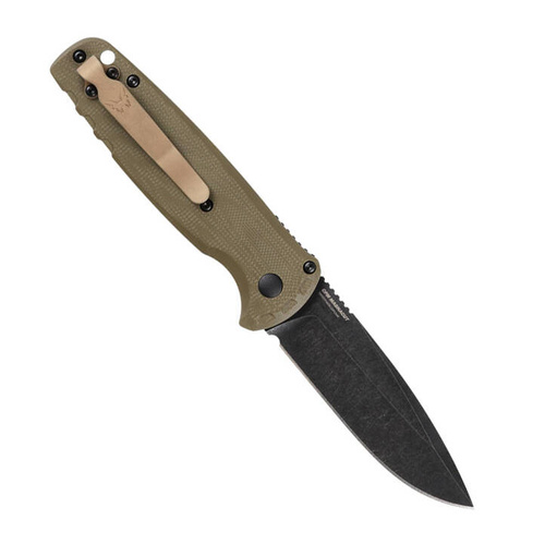 Benchmade - 4300BK-02 CLA Tactical Knife - CPM MagnaCut - Black / Brown - 4300BK-02