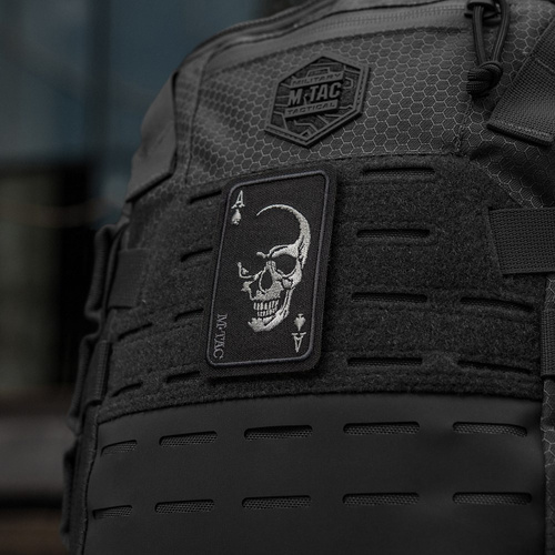 M-Tac - Morale Patch Face of War - Cordura - Black - 51389002