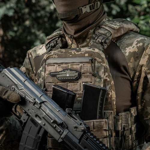 M-Tac - Patch Tank with a Cross - PVC 3D - Green - 51338310