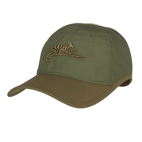 Helikon - Logo Cap - PolyCotton Ripstop - Olive Green / Adaptive Green - CZ-LGC-PR-0212A