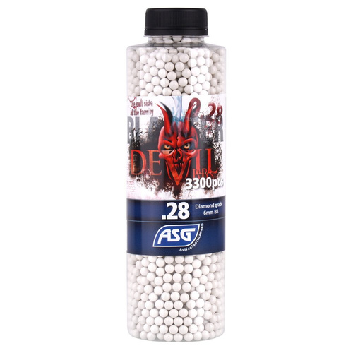 Blaster Devil - Airsoft BB - 0.28g - 3300 pcs - White - 19412