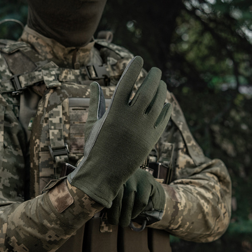 M-Tac - Nomex Sport Leather Tactical Gloves - Olive - 90317001