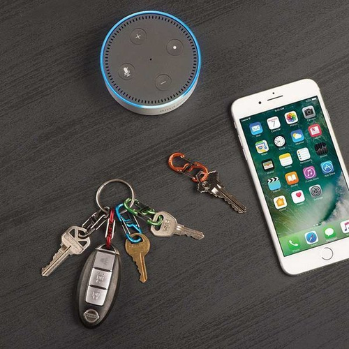 Nite Ize - S-Biner® MicroLock® Aluminum - 2 pcs - Orange - LSBMA-19-2R6