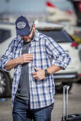 Helikon - Shirt TRIP Nylon Blend - Red Plaid - KO-TRI-NB-P7