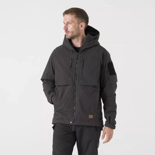 Helikon - Insulated Winter Jacket Yukon - DuraCanvas - Ash Grey/Black - KU-WTY-DC-8501A