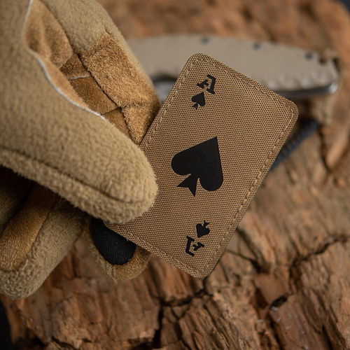 M-Tac - Patch Ace of Spades - Cordura 500D - Coyote / Black - 51109502