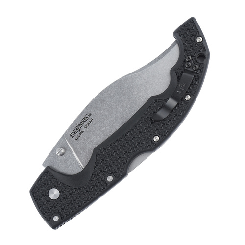 Cold Steel - Serrated Folding Knife Voyager - AUS10A - Black - 29AXVS