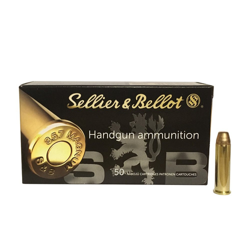 Sellier&Bellot - Revolver ammunition .357 Magnum FMJ 10,25g - BOX 50 pcs