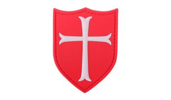 4TAC - 3D Patch - Crusader - Red