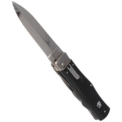 Mikov - Automatic spring knife Predator ABS Black 3 blades - 241-NH-3/KP