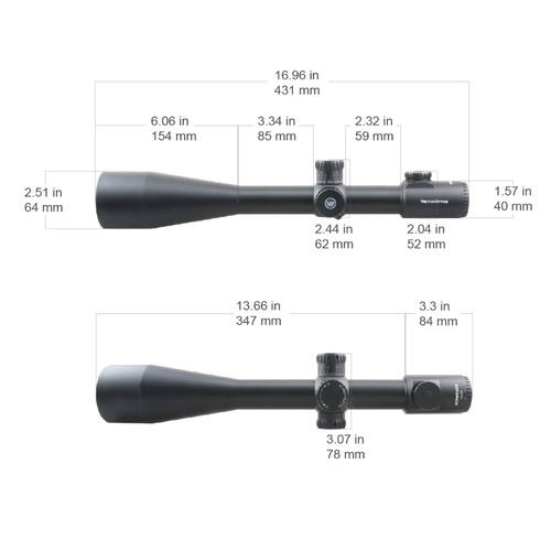 Vector Optics - Rifle Scope Minotaur 46x60 GenII - SFP - SCOL-38