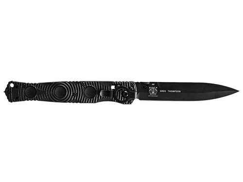 Benchmade - Tactical Knife 391BK SOCP - D2 - Black - 391BK