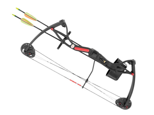 Poe Lang - Pulley Bow Buster - 15-22 lb - 25" - Black/Red - CO-034B
