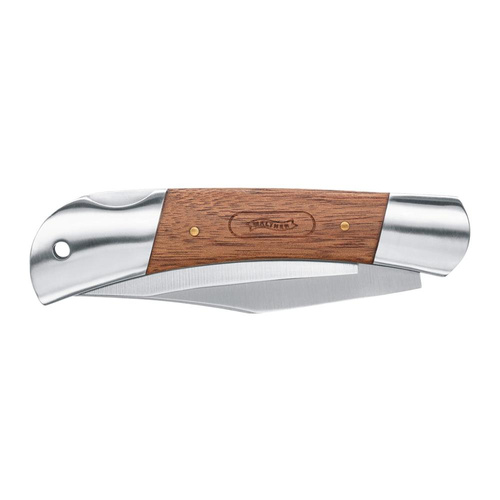 Walther - Classic Clip 2 Folding Knife - 440C - Silver/Brown - 5.2056
