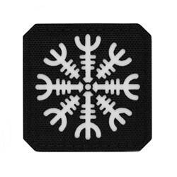 M-Tac - Helm of Terror Patch - 500D Cordura - Fluorescent - Laser Cut - Black/GID - 51220299