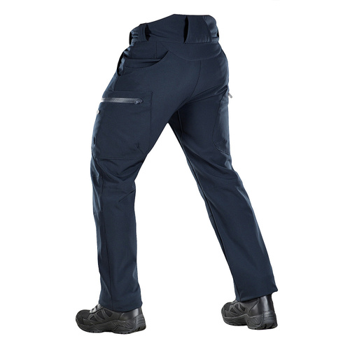 M-Tac - Trekking Softshell Winter Pants - Dark Navy Blue - 20306015