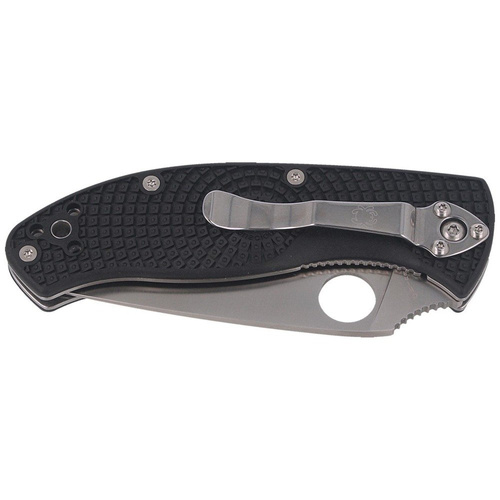 Spyderco - Tenacious™ FRN Black Plain Folding Knife - C122PBK