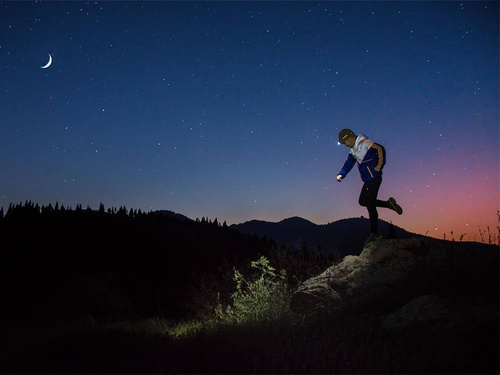 Fenix - LED Headlamp - 240 Lumens - AA - Black - HM23