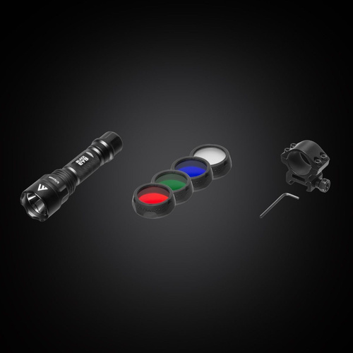 Mactronic - Tactical Handheld Flashlight Black EYE 650 - Black - L-MX532L-RC/SET3