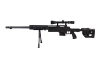 Well - ASG Sniper Rifle Replica MB4411D UPV - 6mm - Spring-loaded - Scope - Bipod - Black - WEL-03-007312